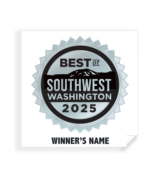 Best of Southwest Washington - Simple Window Clings