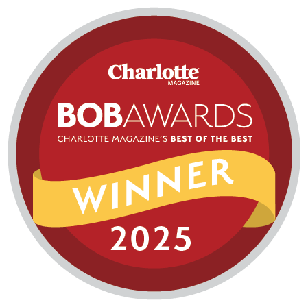 Charlotte Magazine "BOB" Award - Window Decal