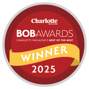 Charlotte Magazine "BOB" Award - Window Decal
