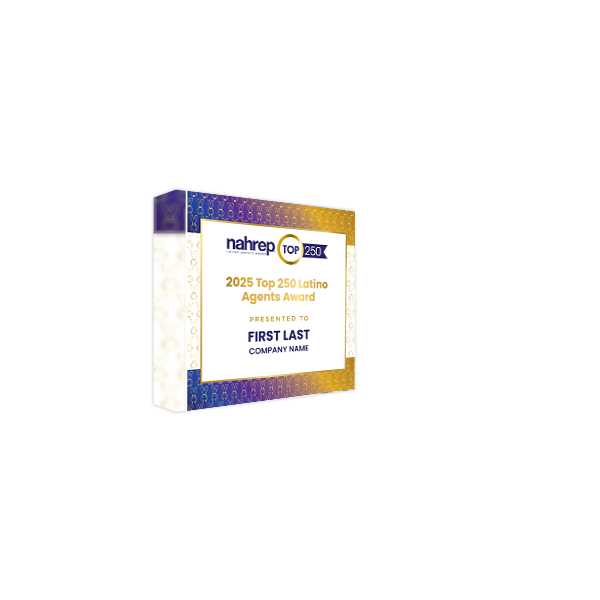 Top 250 Latino Agents Award Acrylic Block