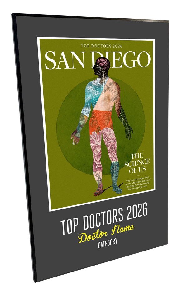 San Diego Magazine "Top Doctors" Award Plaques