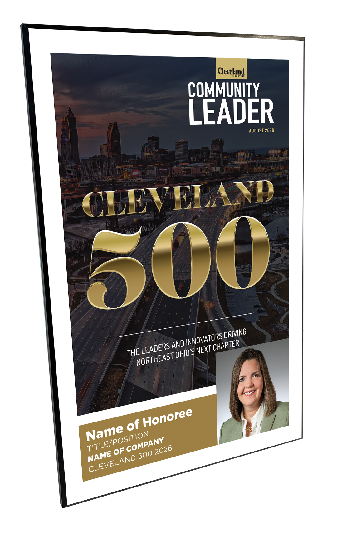 Cleveland 500 Cover Plaque