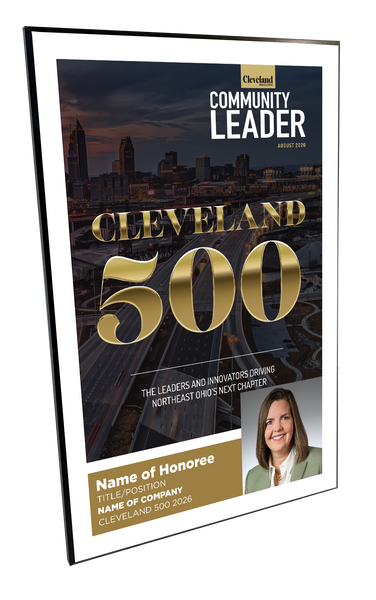 Cleveland 500 Cover Plaque