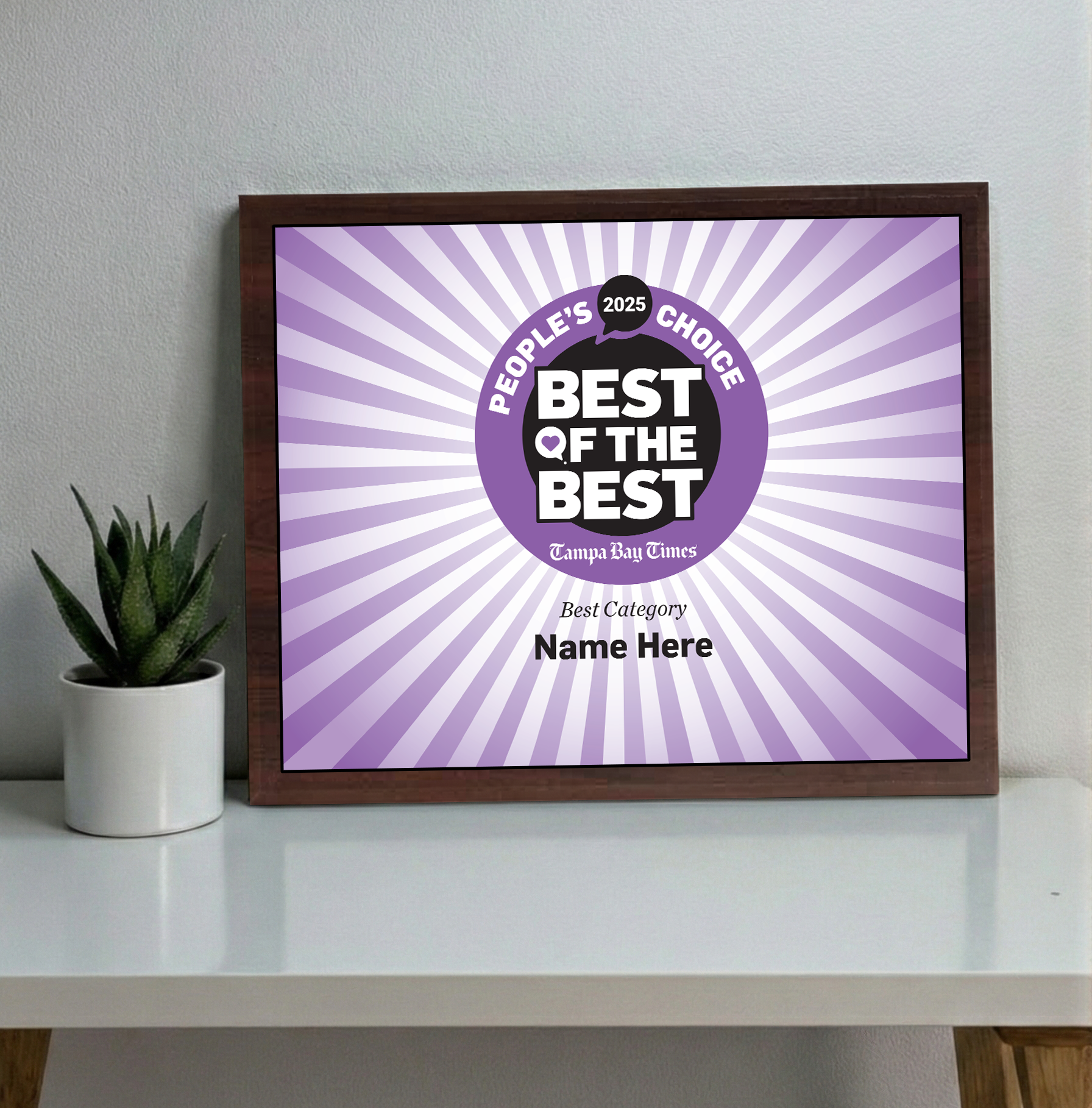 Best Of Tampa Bay Times - Classic Plaque