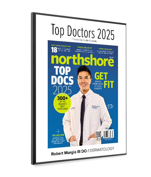 Northshore Magazine - Top Doctors - Modern Wooden Plaque