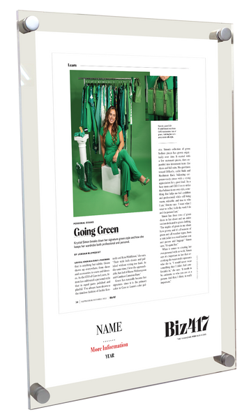 Biz 417 Article & Cover Acrylic Plaques