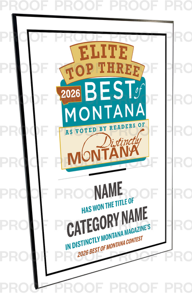 Distinctly Montana Magazine's — Best of Montana - Plaques