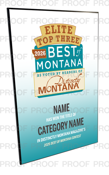 Distinctly Montana Magazine's — Best of Montana - Plaques