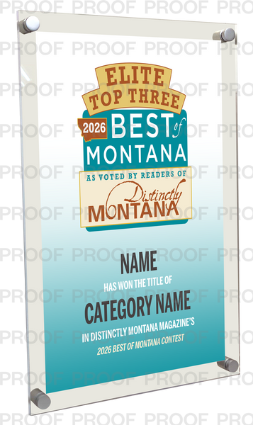 Distinctly Montana Magazine's — Best of Montana - Acrylic Plaques