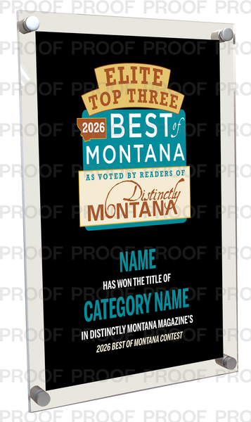 Distinctly Montana Magazine's — Best of Montana - Acrylic Plaques