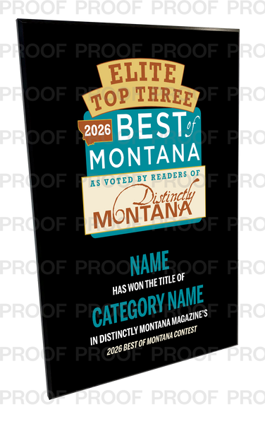Distinctly Montana Magazine's — Best of Montana - Plaques