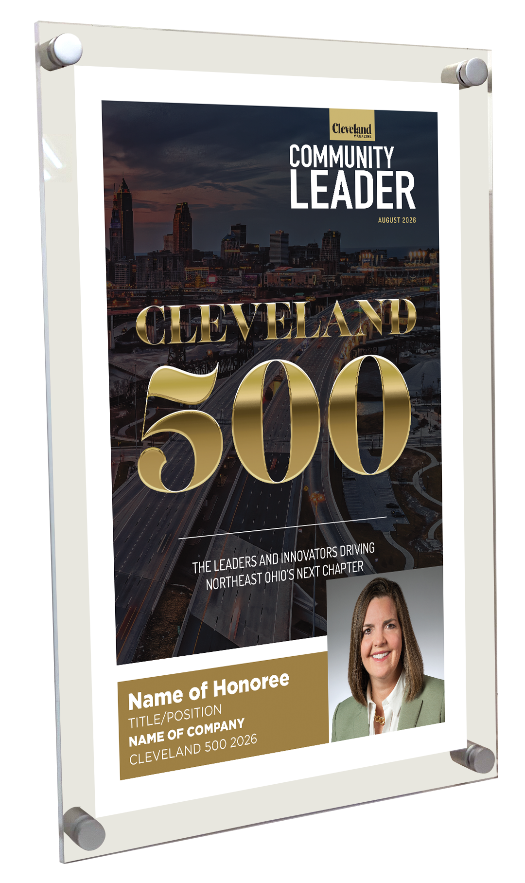 Cleveland 500 Cover Plaque