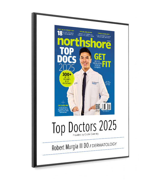 Northshore Magazine - Top Doctors - Modern Wooden Plaque