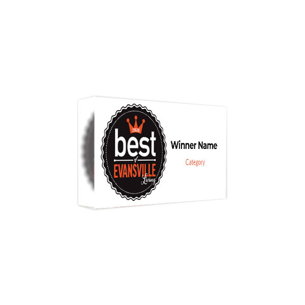 Evansville Living - Best of Evansville - Acrylic Block