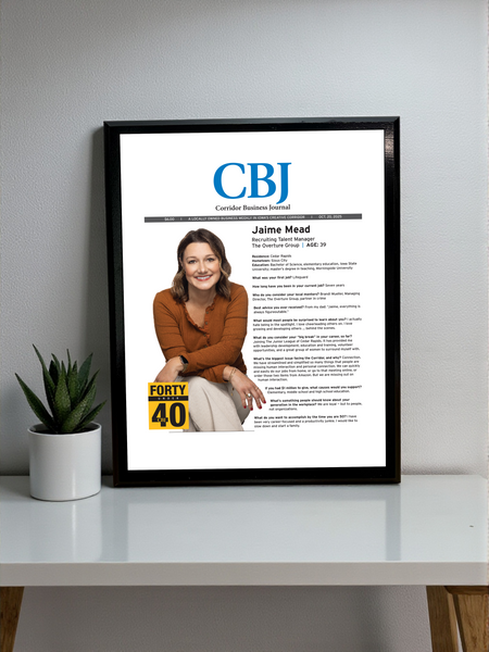 CBJ - 40 Under 40 - Classic Plaque