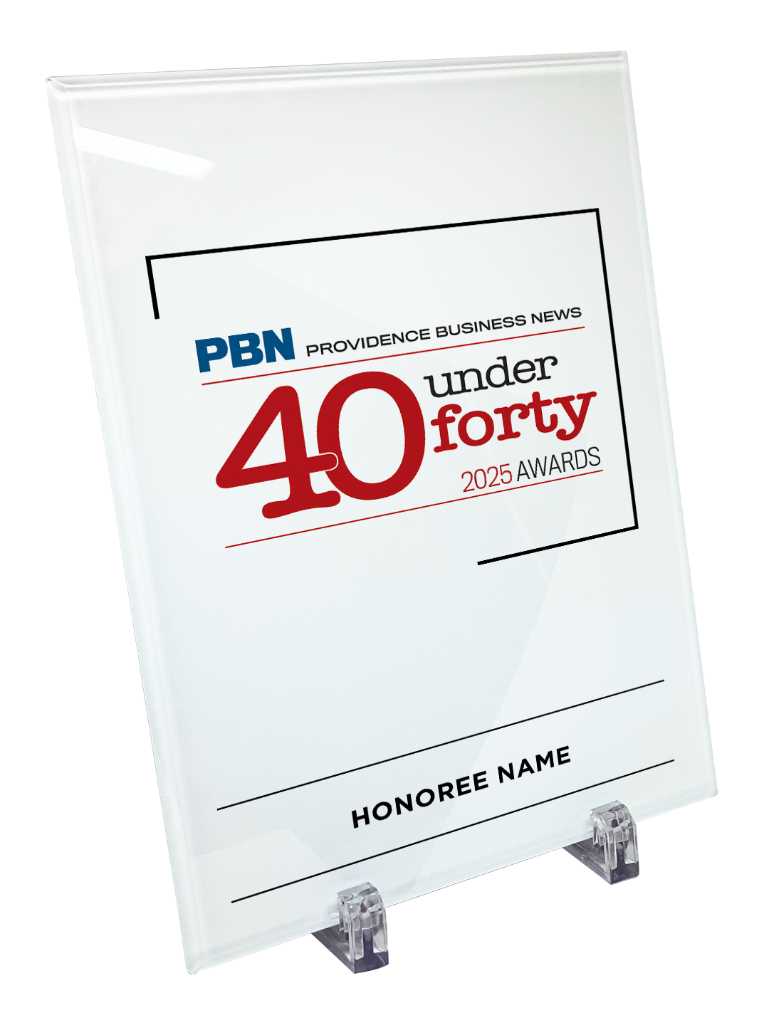 PBN Awards - Logo Only Version - Crystal Glass