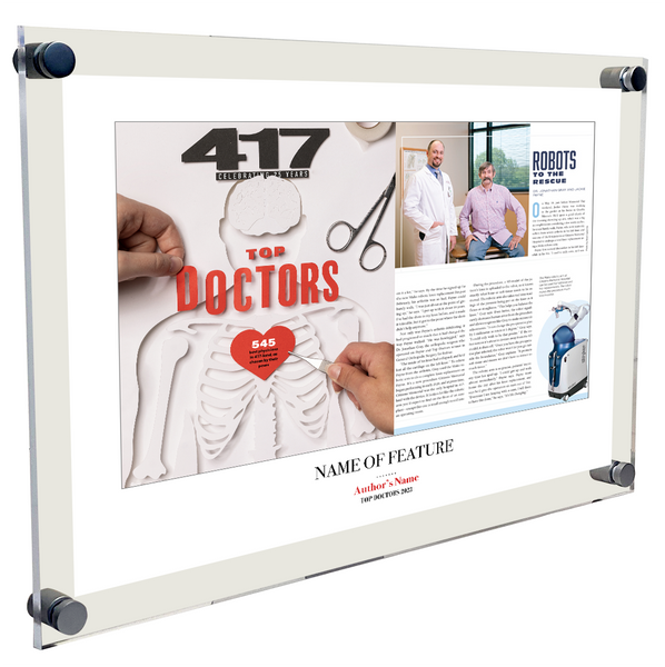 417 Magazine Top Doctor Acrylic Plaques