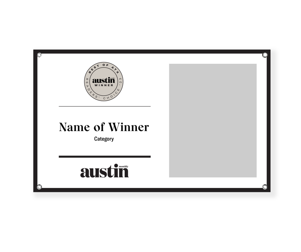 Austin Monthly "Best of ATX" Award Banner