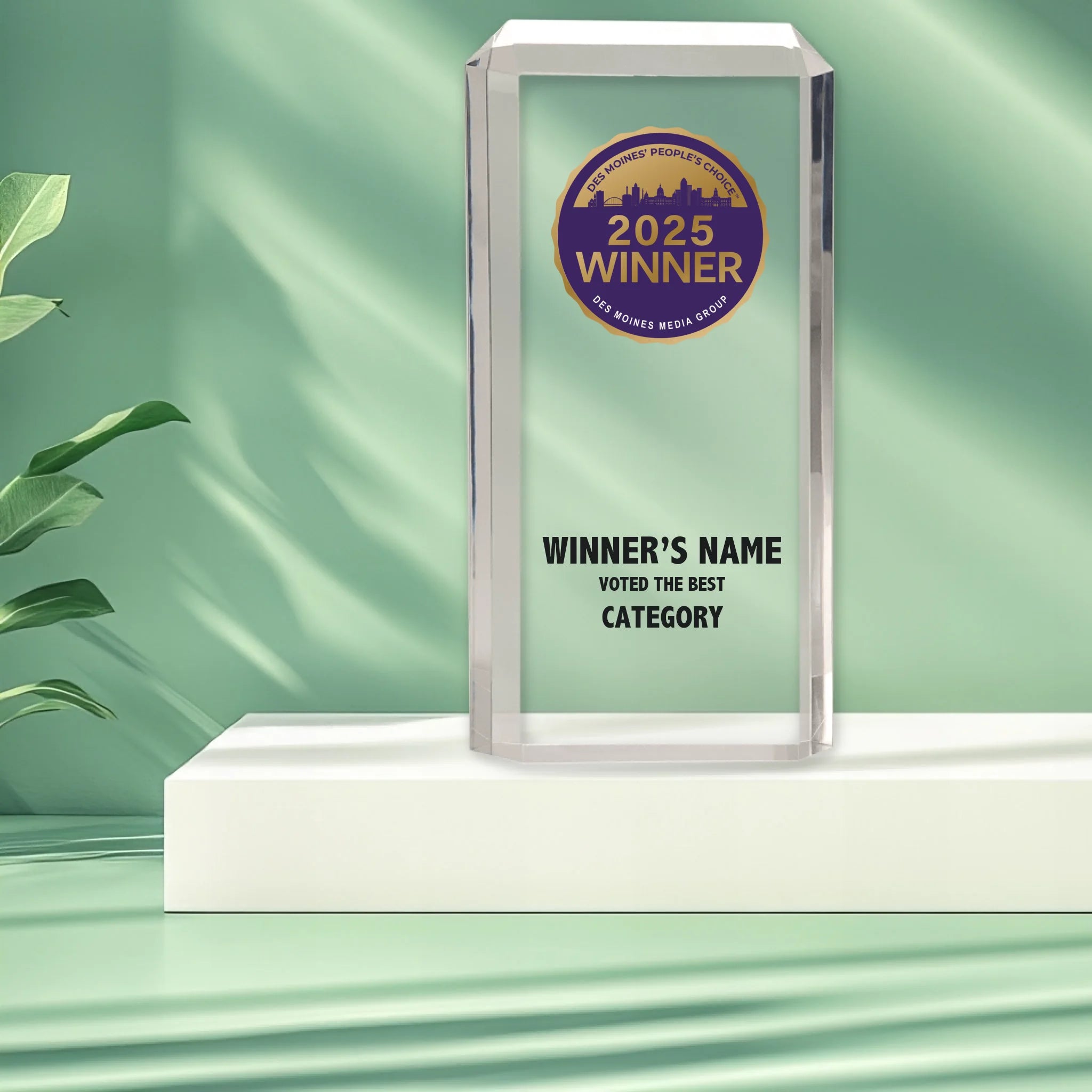 Tower Acrylic Elite Award_95_Mockup_Background_Clear