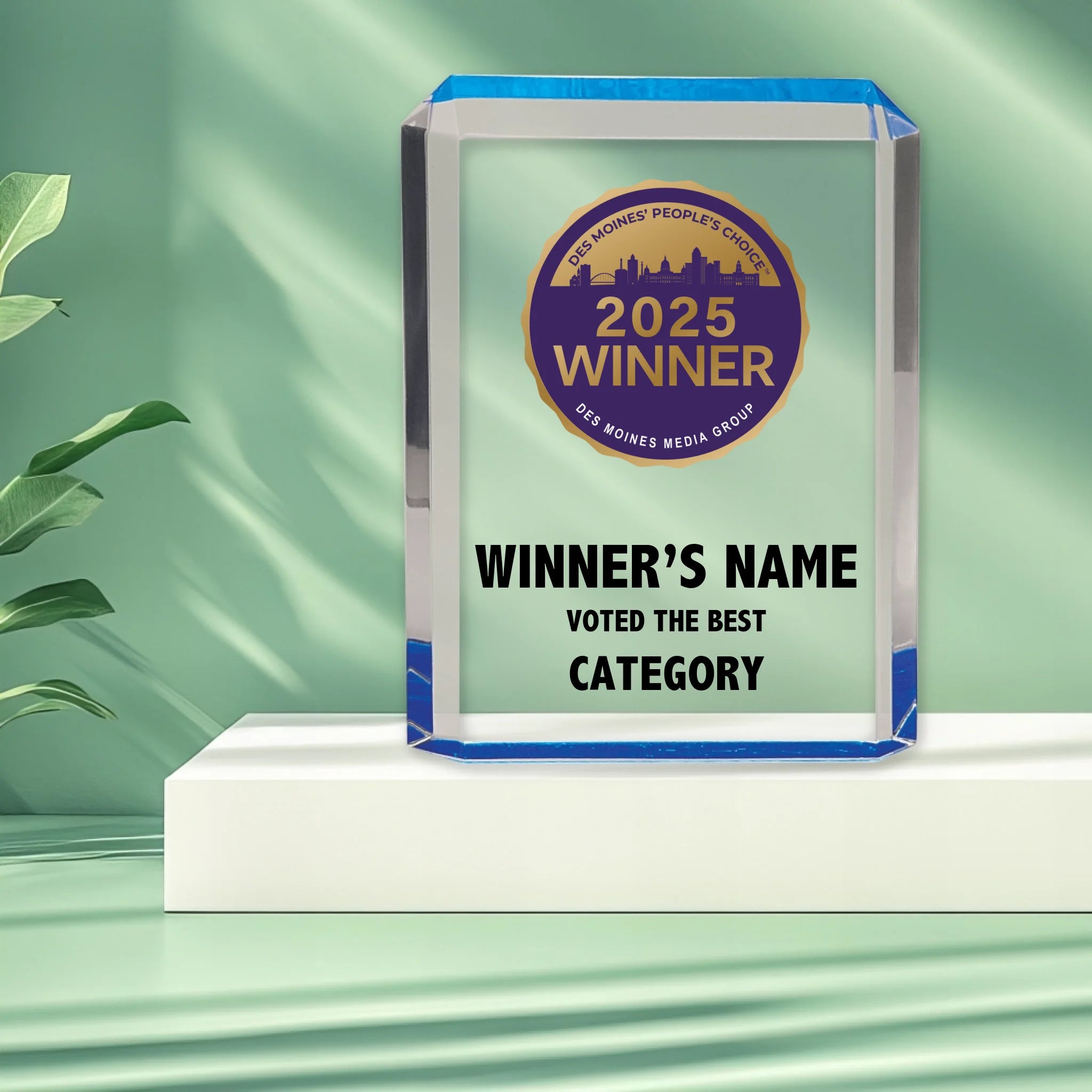 Tower Acrylic Elite Award_625_Mockup_Background_Blue