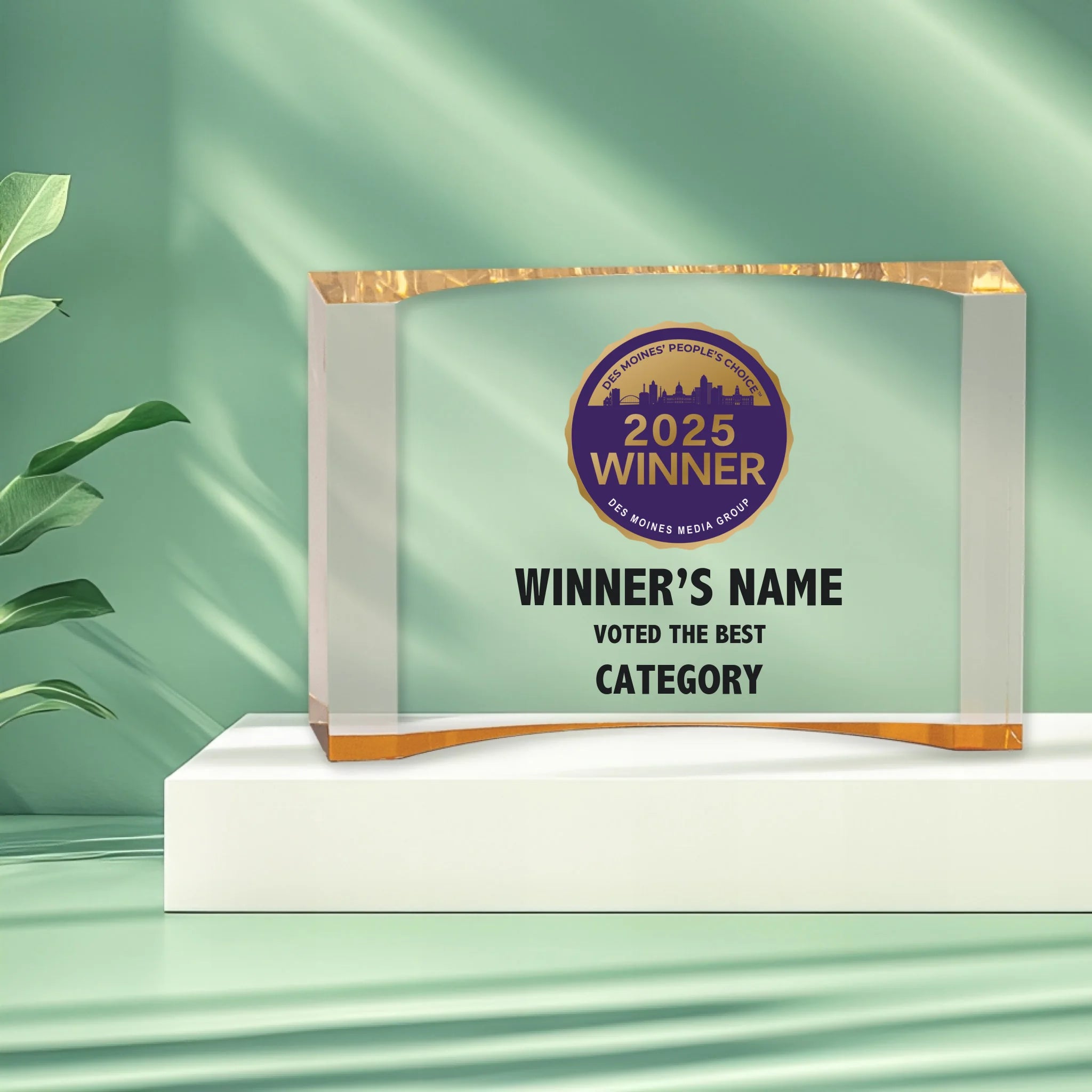 Crescent Acrylic Elite Award_Mockup_Gold Edge