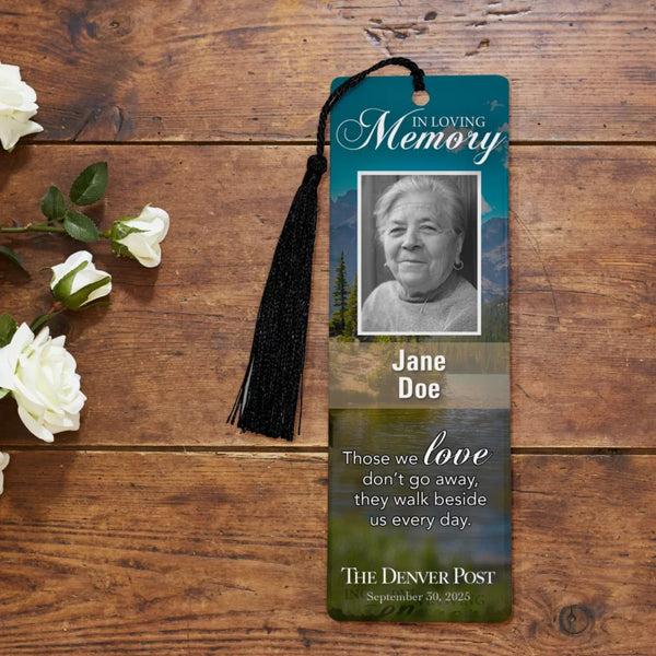 Metal Bookmark_Denver Post_Bookmark