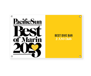 "Pacific Sun: Best of Marin" Award Banner