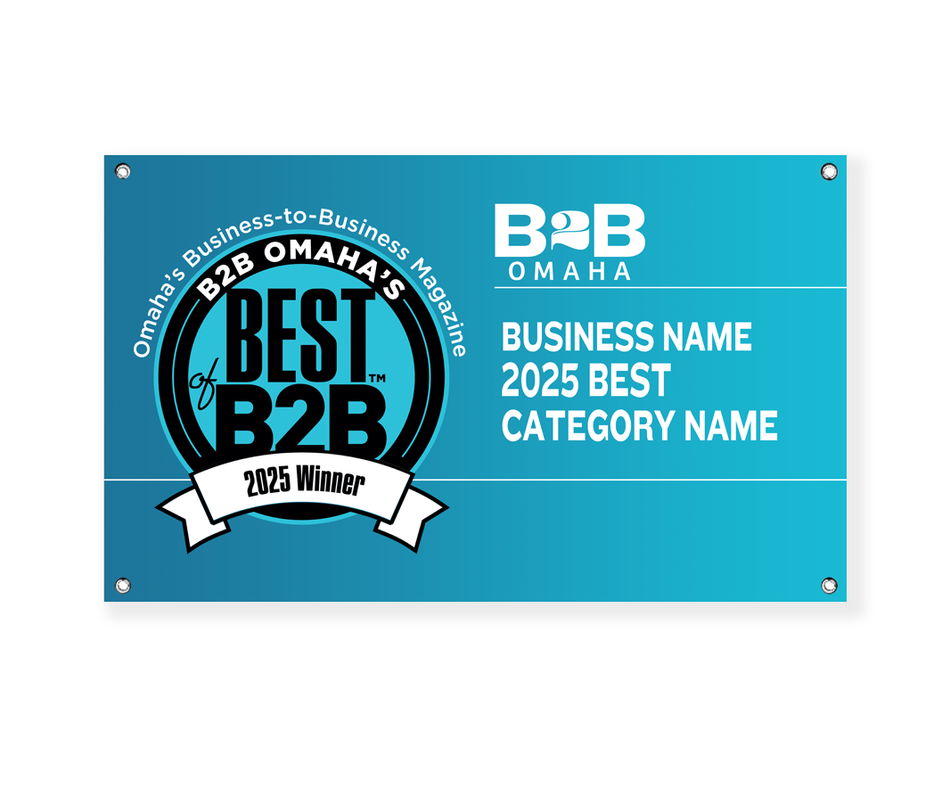 B2B Omaha's Best of B2B Award Banner