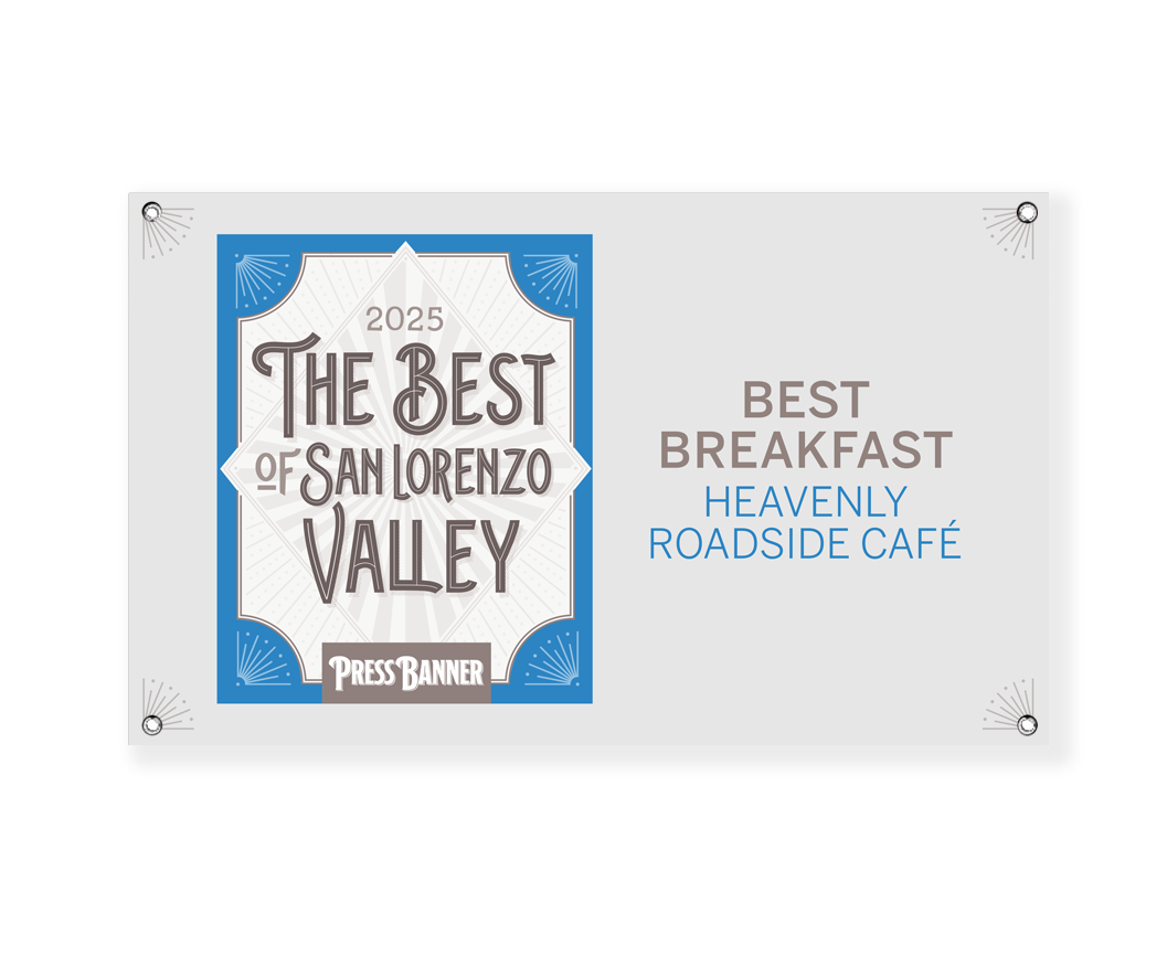 "Best of San Lorenzo Valley" Award Banner