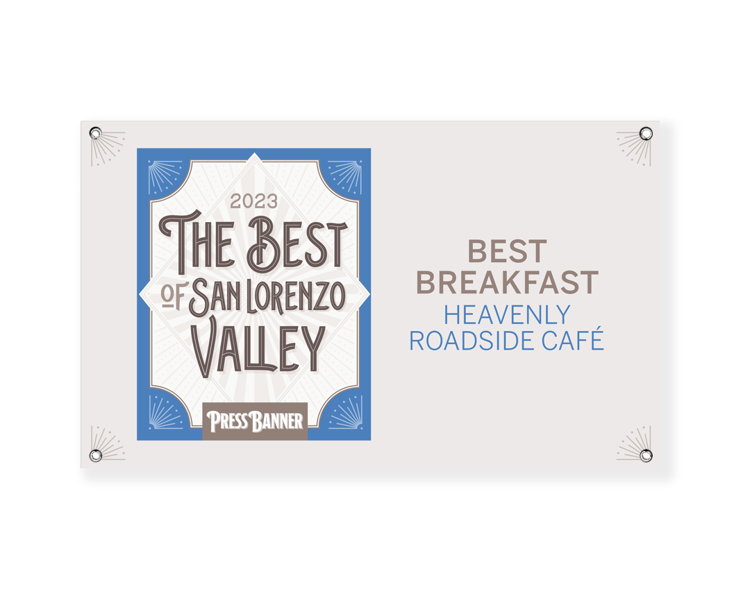 "Best of San Lorenzo Valley" Award Banner