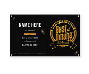 Omaha Magazine's Best of Omaha Award Banner