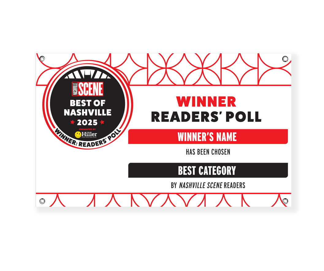 "Best of Nashville" Award Banner
