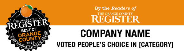 Best Of Orange County Award | Outdoor Banners