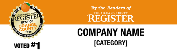 Best Of Orange County Award | Outdoor Banners