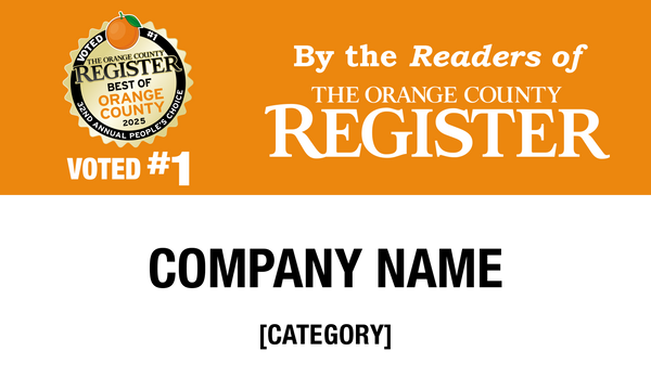Best Of Orange County Award | Outdoor Banners