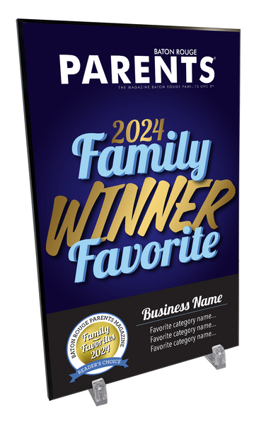 BR Parents Family Favorites Award Plaque