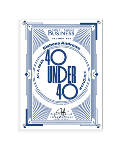 South Sound Business Magazine 40 Under 40 Award - Banner