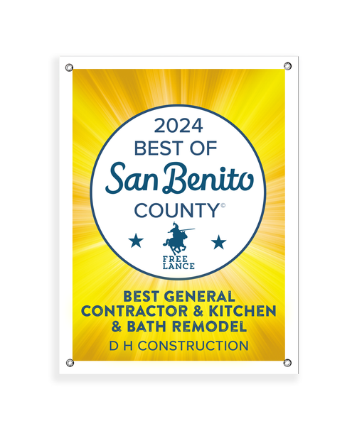 Hollister Free Lance Newspaper: "Best of San Benito County" Award Banner