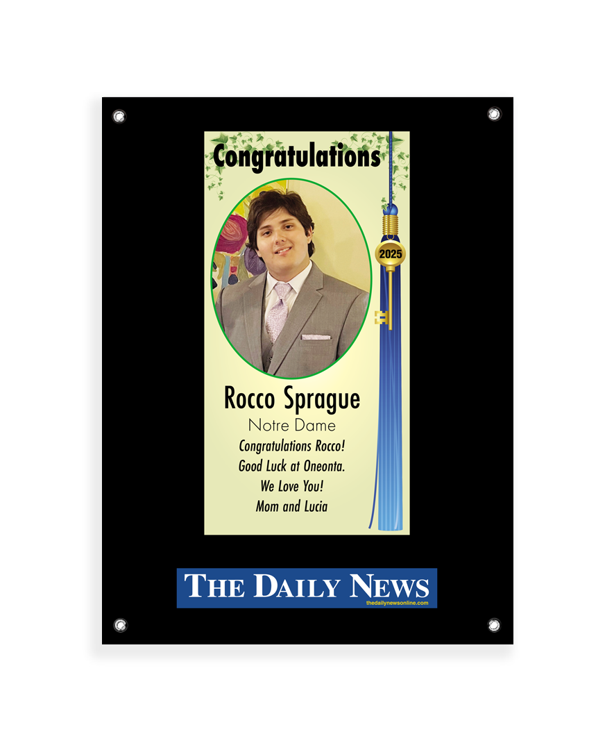 Batavia News Graduates Vinyl Banner