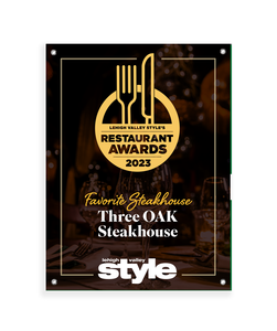 Lehigh Valley Style Restaurant Awards Vinyl Banners