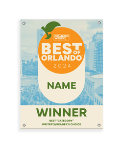 "Best of Orlando" Award Banner