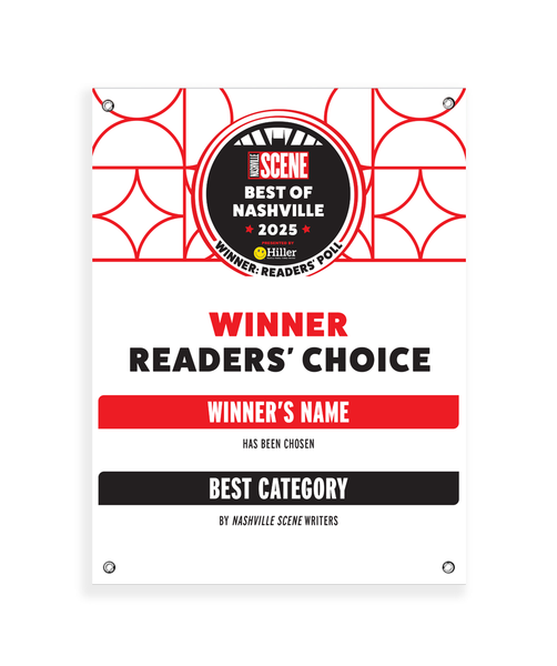 "Best of Nashville" Award Banner