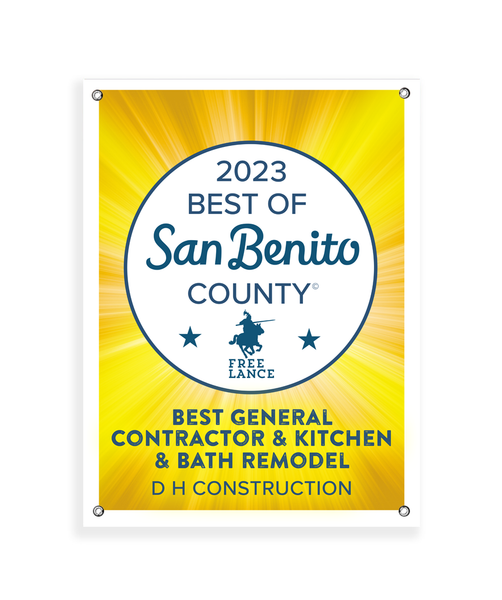 Hollister Free Lance Newspaper: "Best of San Benito County" Award Banner