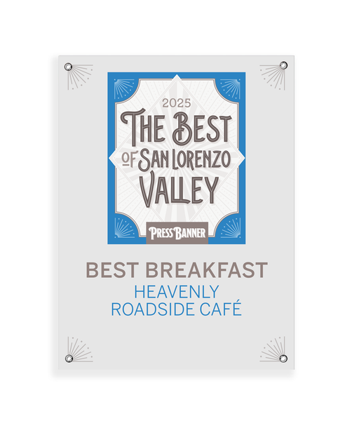 "Best of San Lorenzo Valley" Award Banner