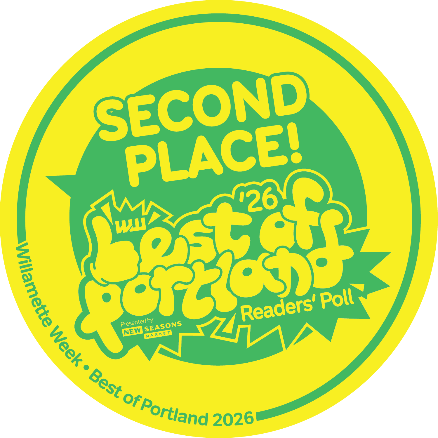 Willamette Week - Best of Portland Stickers