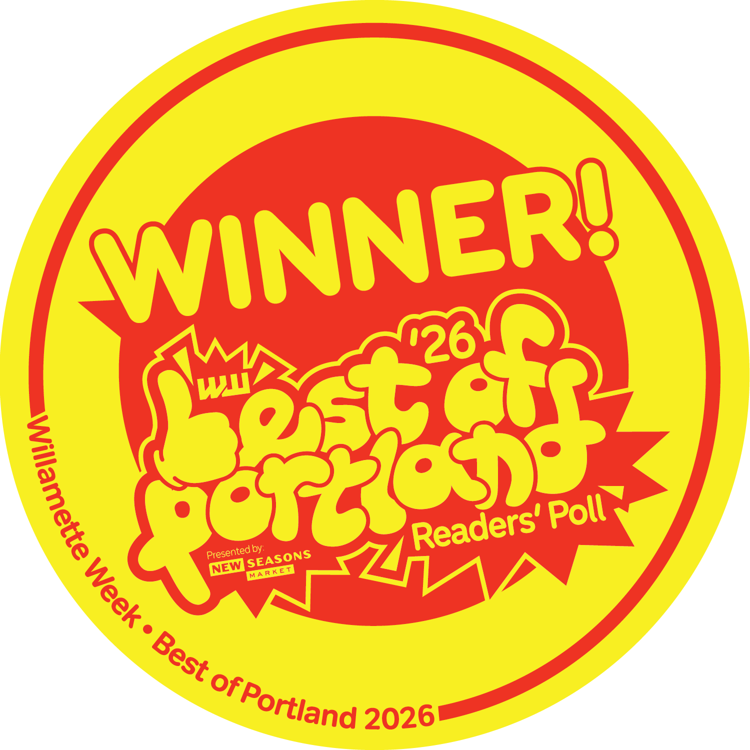 Willamette Week - Best of Portland Stickers