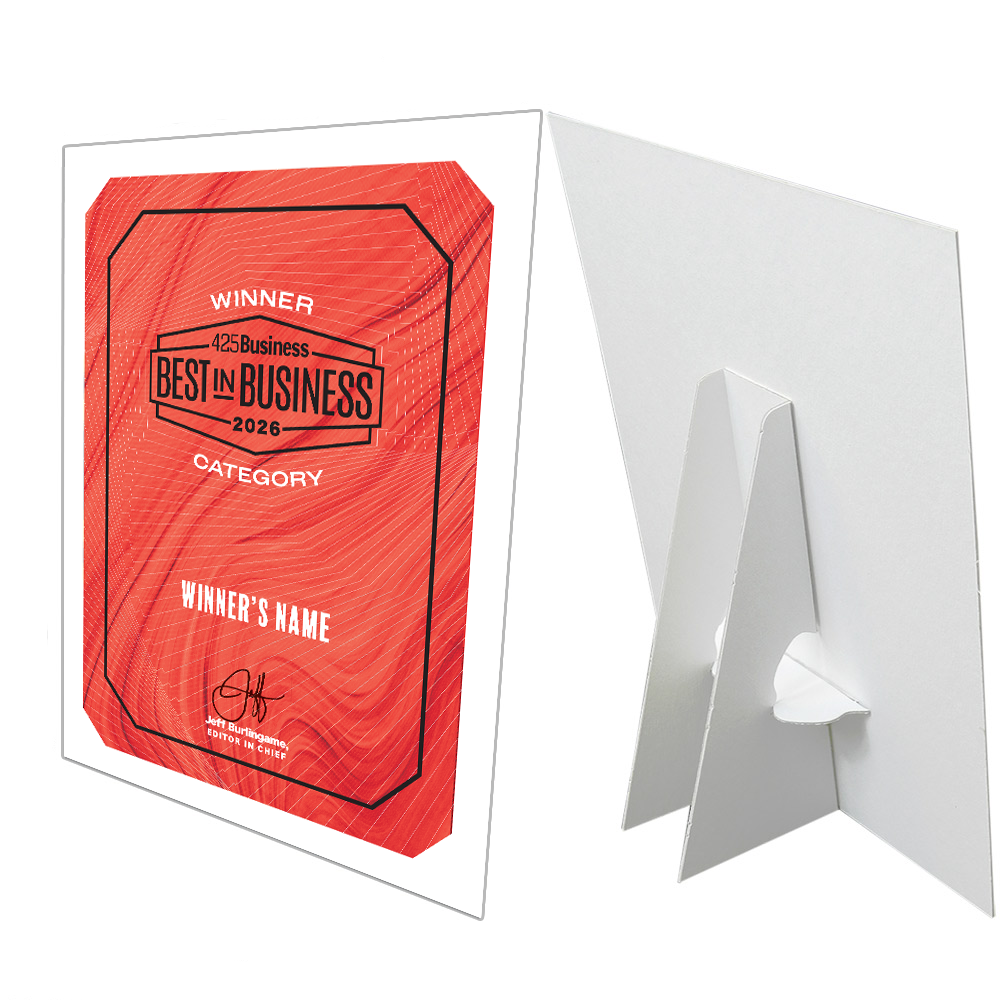 425 Business Magazine Best in Business Awards - Counter Cards