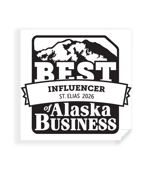 Commemorative Best of Alaska Business Window Cling