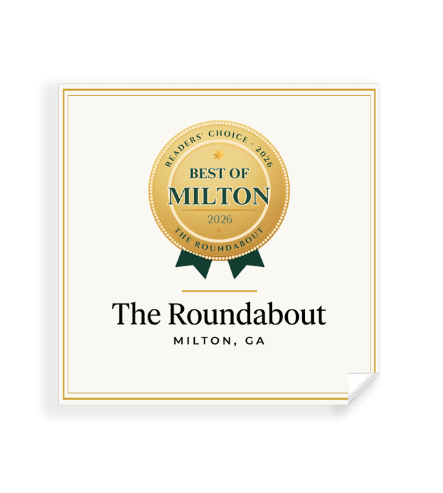 The Roundabout - Best of Milton - Window Decal