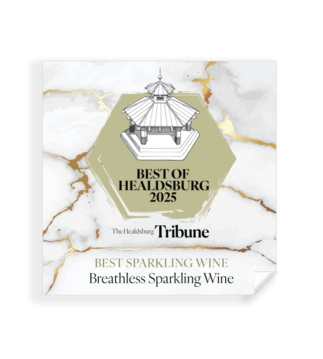 "Best of Healdsburg Tribune" Award Window Cling